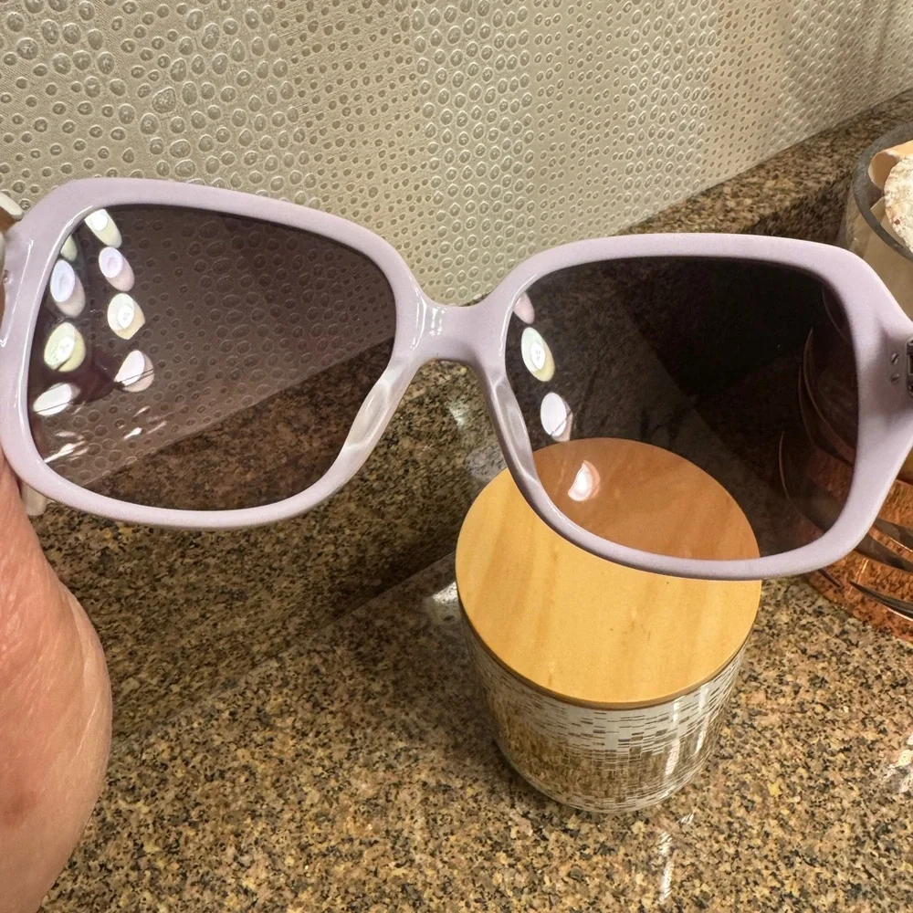 Jimmy‎ Choo Lilac Oversized Women's Crystal Sunglasses Lia/s BT3DZ